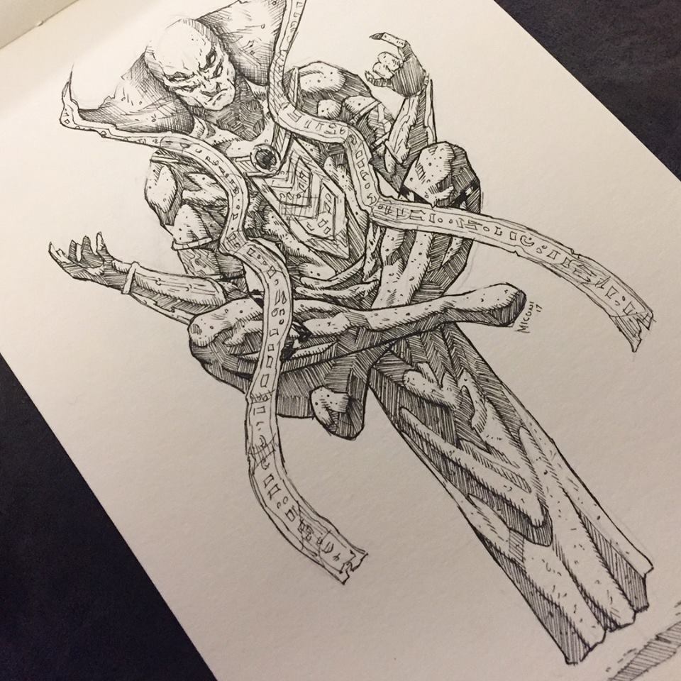 Inktober Day 29 Theme United by Adam Miconi