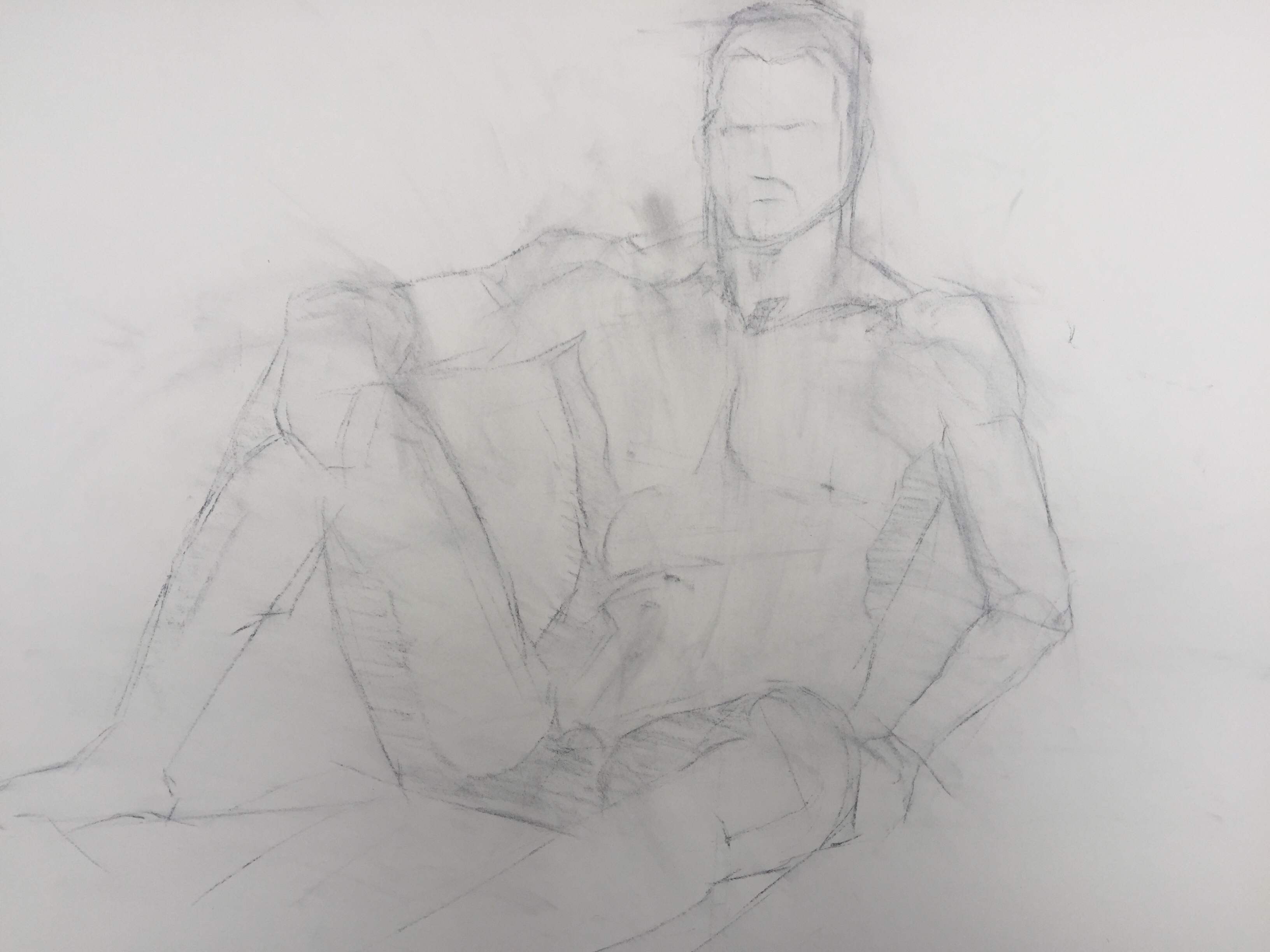 Figure drawing structural lines