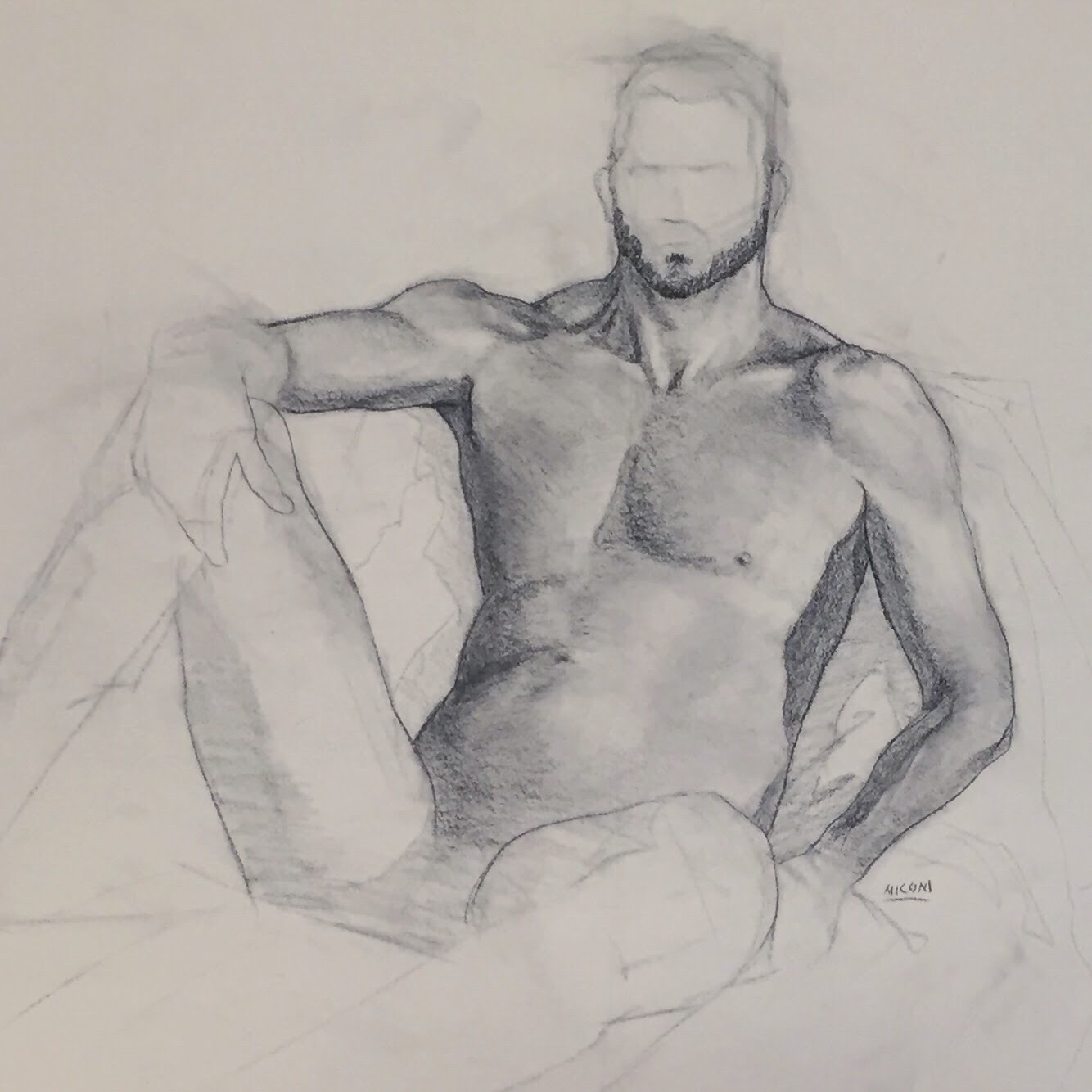 Figure Drawing Rendered