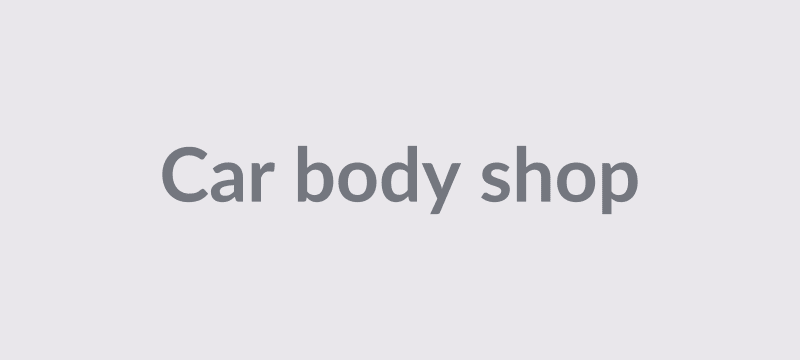 Car body shop