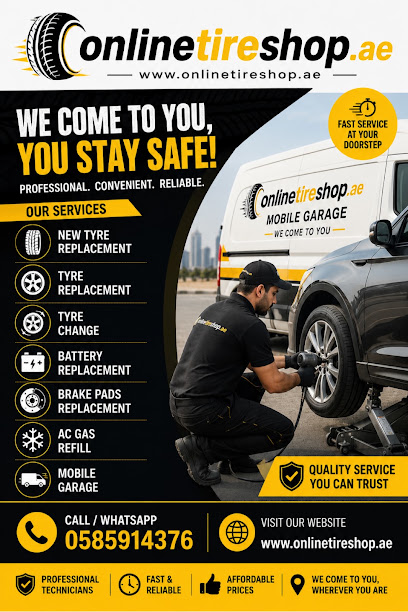 Tire Master Tire Repair Services - 24/7 Mobile Tyre Repair-Oil Change-Brake Pads-Mobile Mechanic Garage