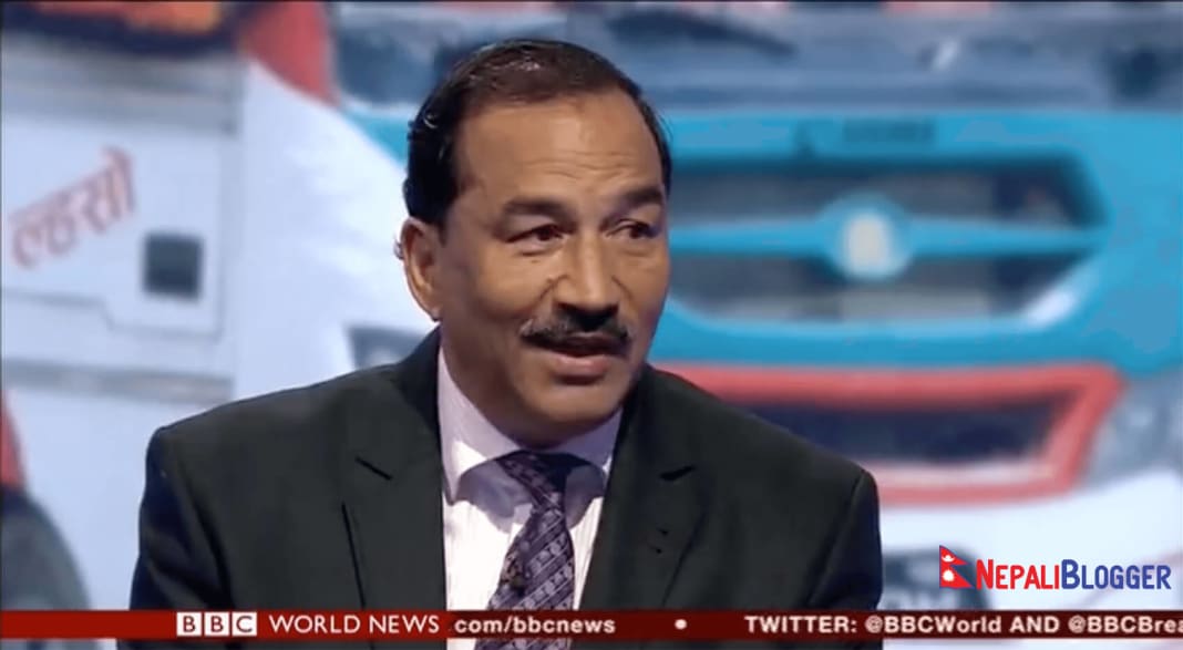 Kamal-Thapa-BBC-News Live