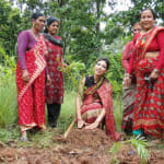 Nagma filming of her Eco-Beauty video project in Nepal