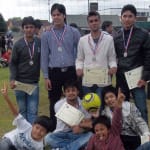 The winning team of Volleyball Competition - Gulmi Samaj Uk