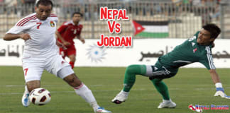 Nepal Vs Jordan in Kathmandu