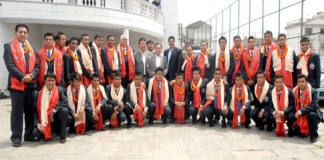 Nepal National Football Team for Jordan