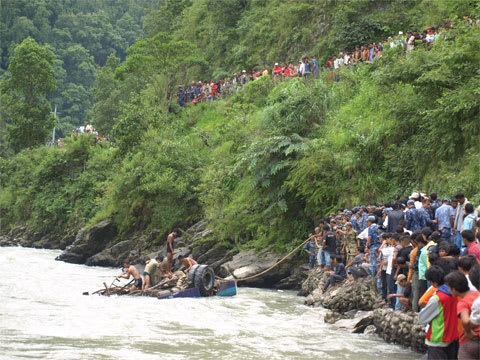 Sunkoshi Bus Accident Nepal