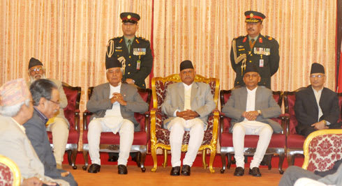 Khil Raj Regmi Sworn in as Prime Minister of Nepal