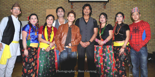 Rajesh Hamal Celebrating New Year 2070 UK