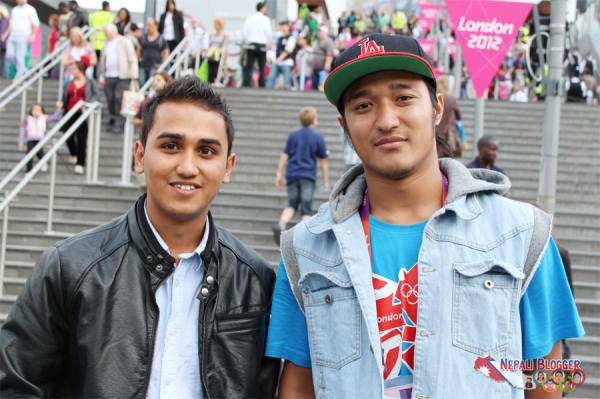 Prasiddha Jung Shah and Pradeep Kumar Singh at London Olympics 2012