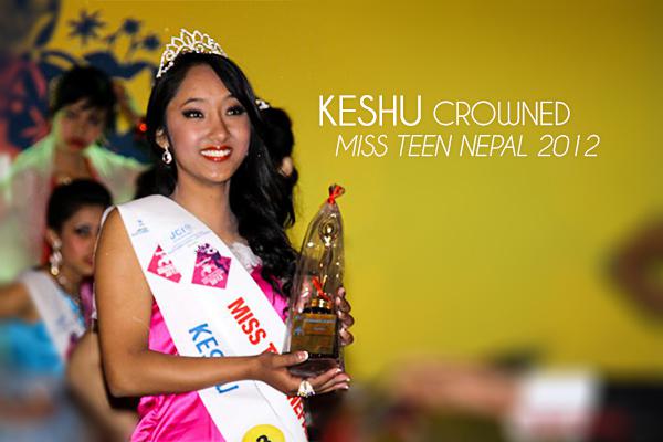 Keshu Khadka Miss Teen 2012