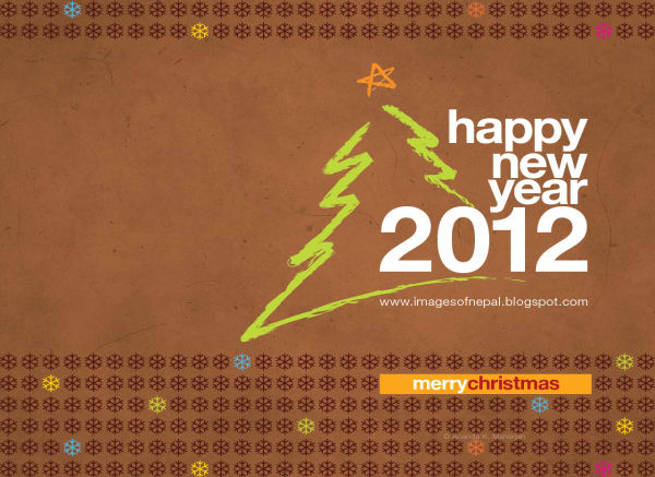 Happy New Year 2012 Wallpaper 1