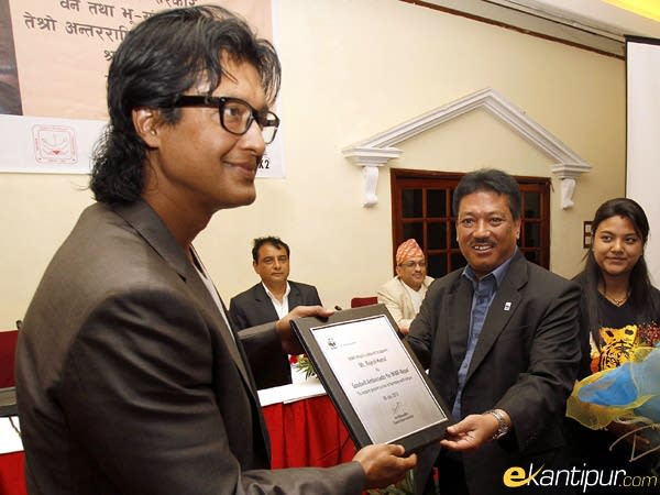 Rajesh Hamal WWF Nepal Ambassador