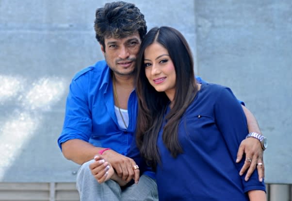 Shree Krishna Shrestha Sweta Khadka together