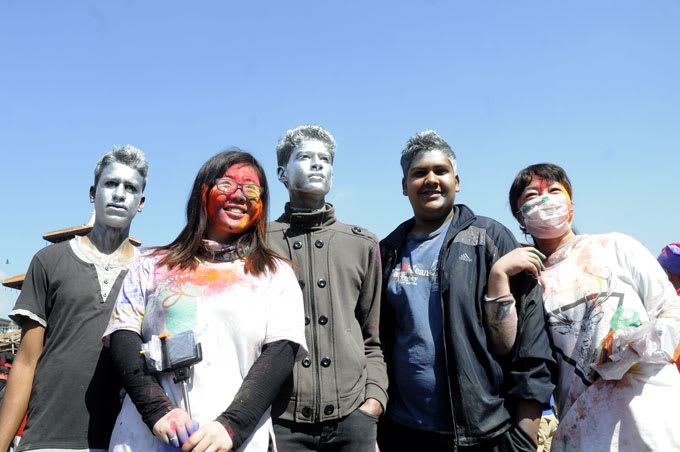 Holi in Kathmandu 2015 10