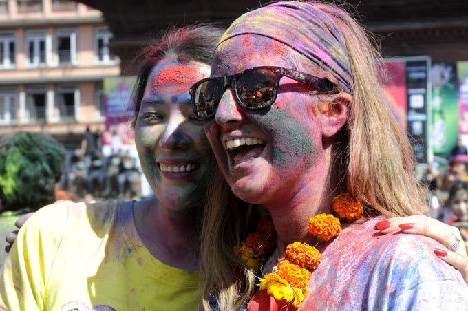 Holi in Kathmandu 2015 3