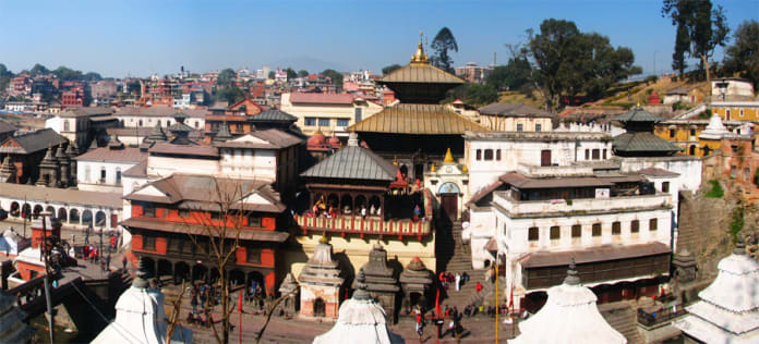 Pashupati Nath temple in Kathmandu on Shivaratri Festival