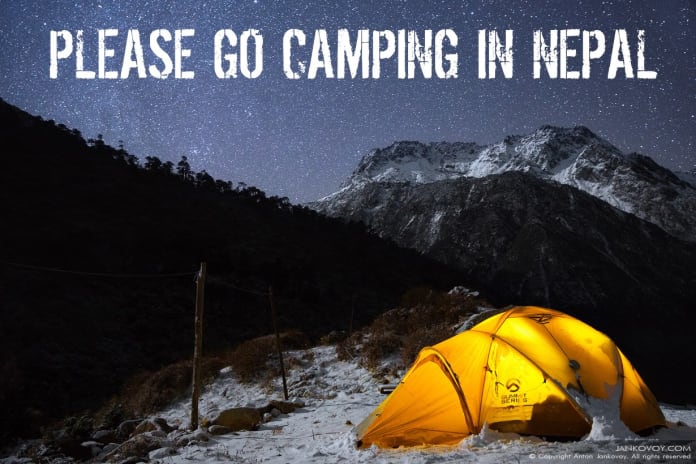 Camping in Nepal