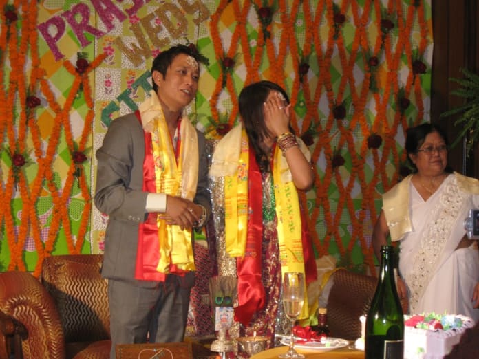 Prashant Tamang weds Martha Aley