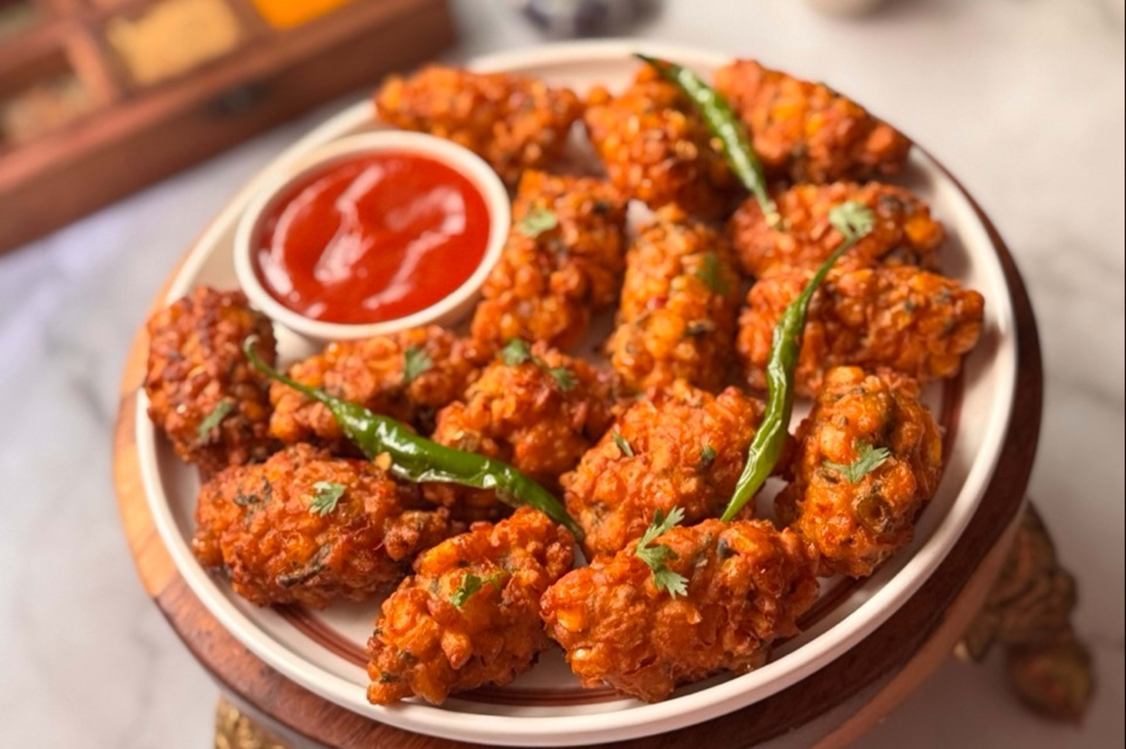 Crispy Corn Bhajiya