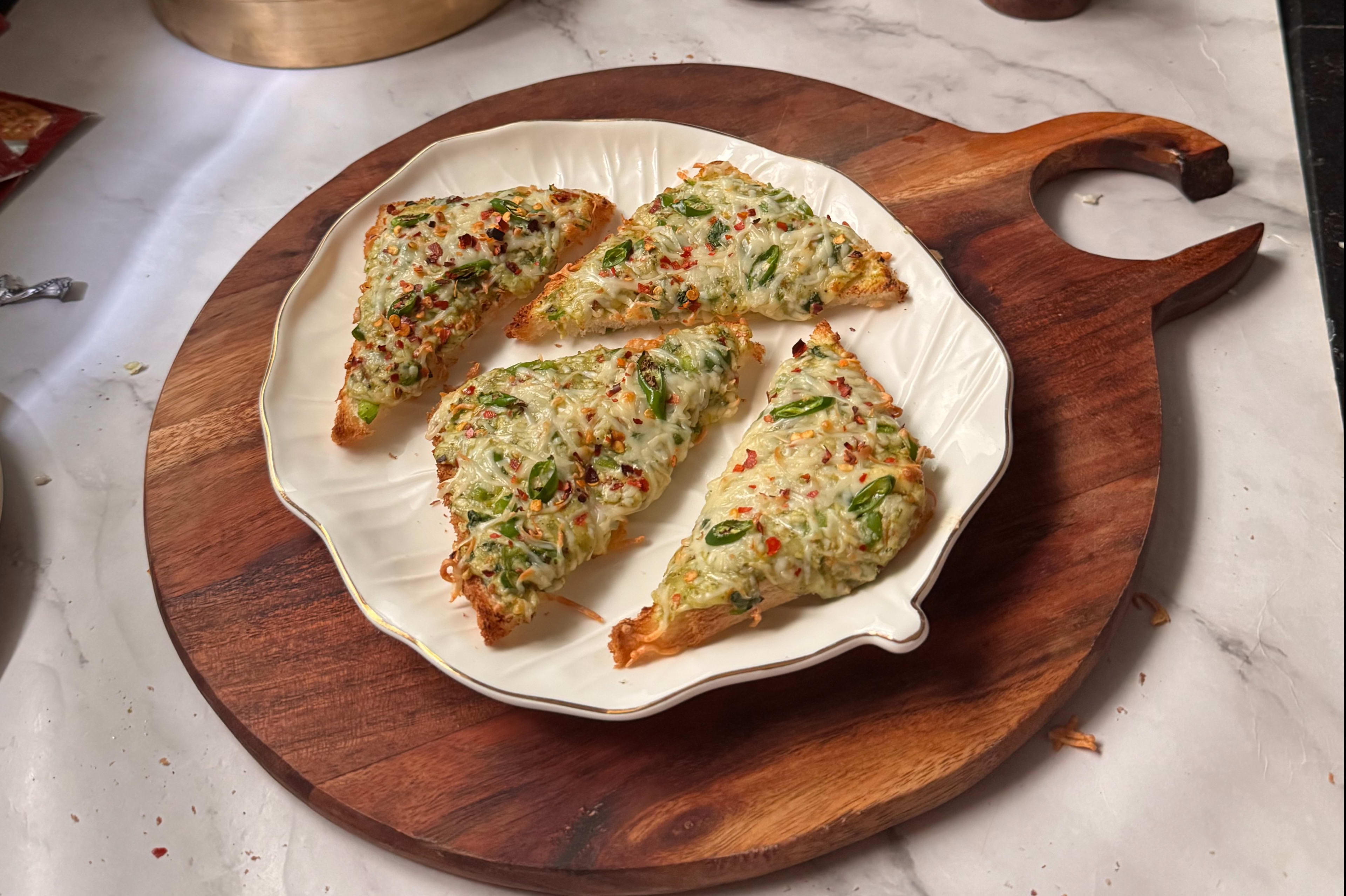 Crispy Chilli Cheese Toast