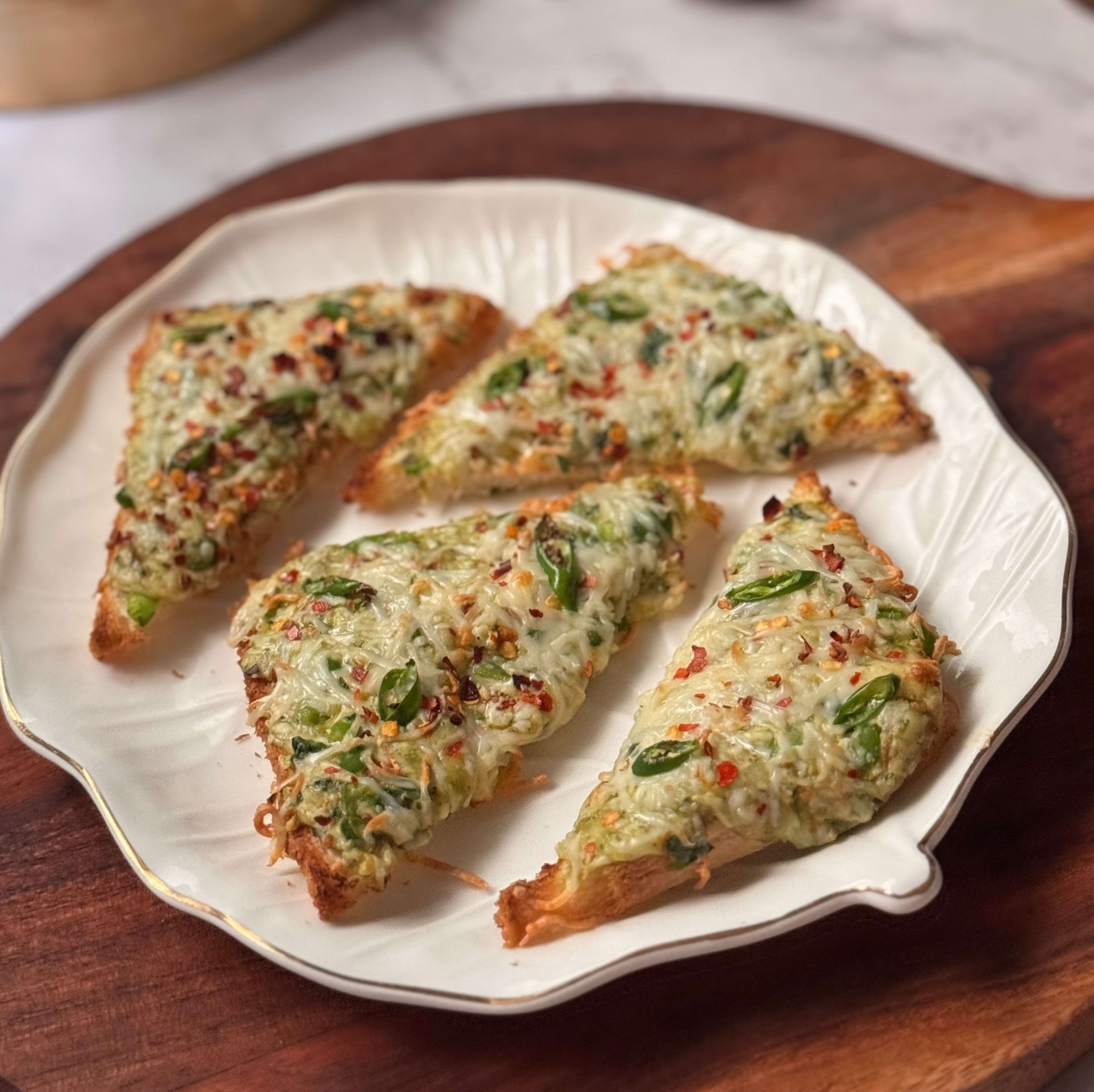 Crispy Chilli Cheese Toast