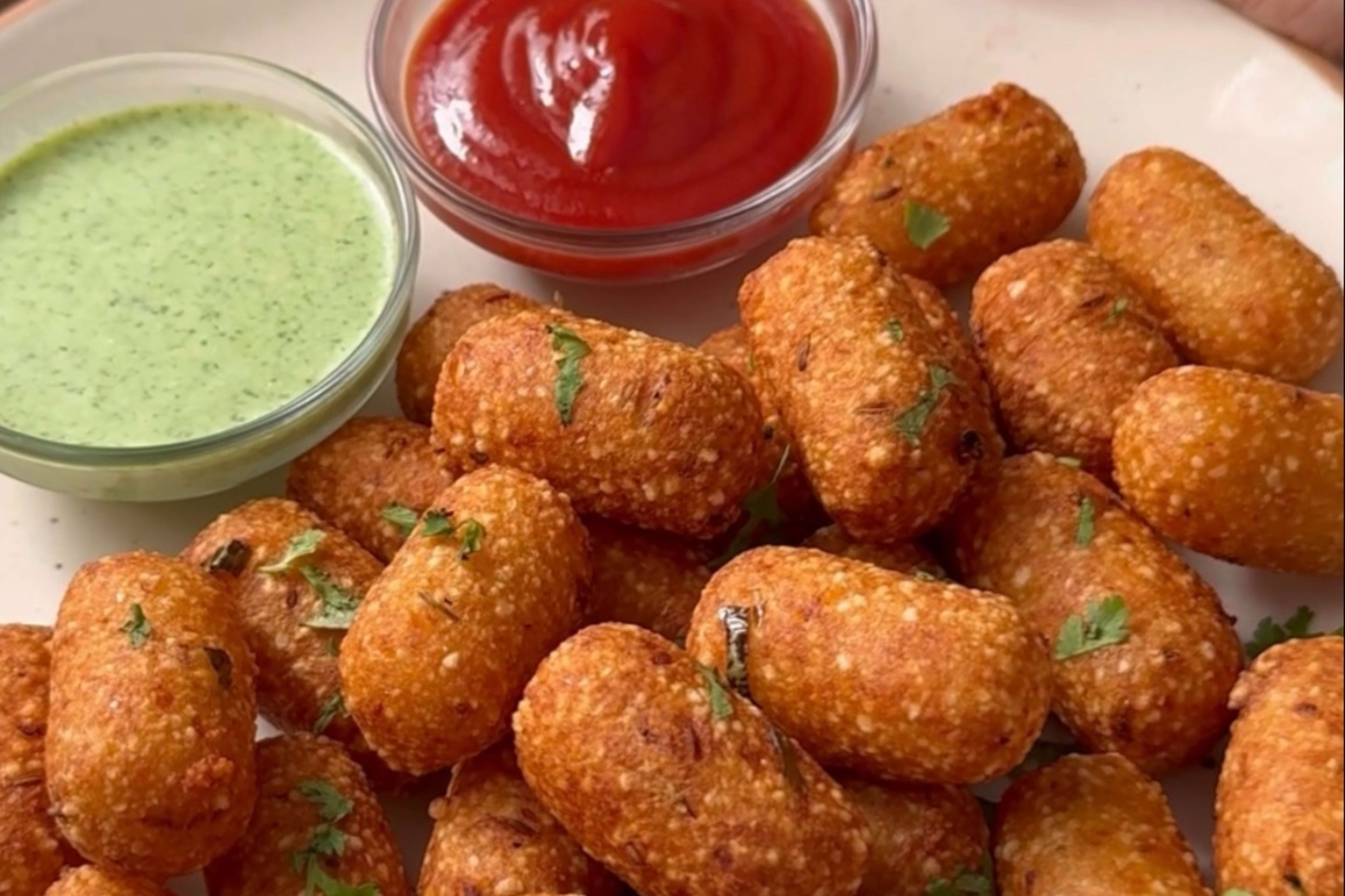Crispy Sabudana Nuggets