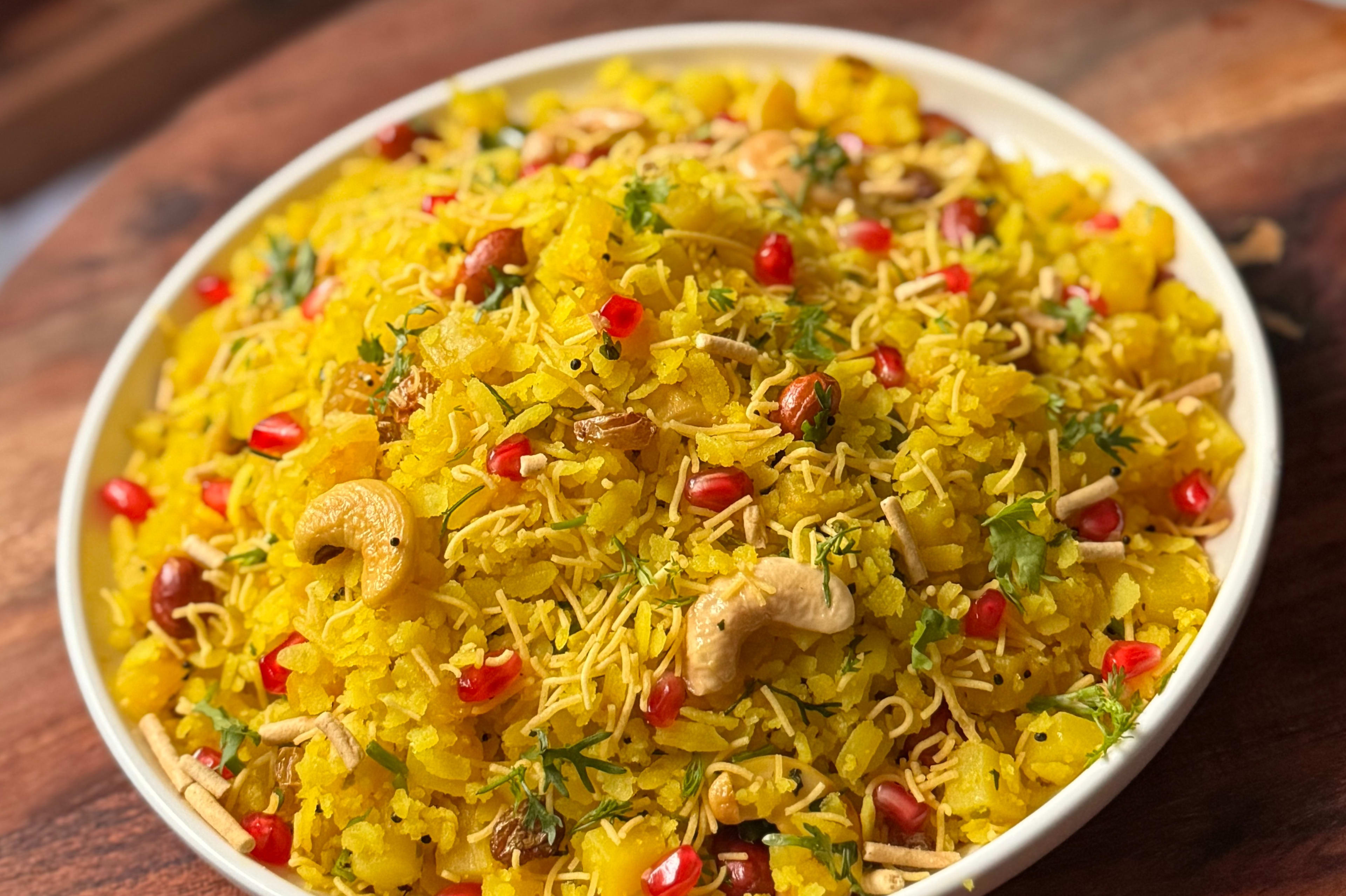 Quick Batata Poha