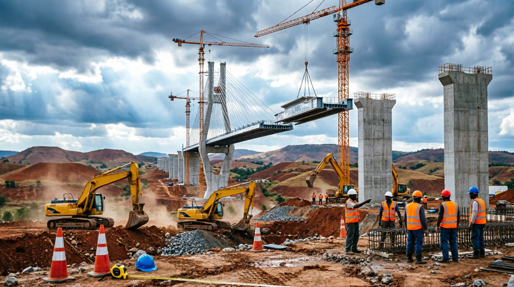 Heavy civil engineering construction