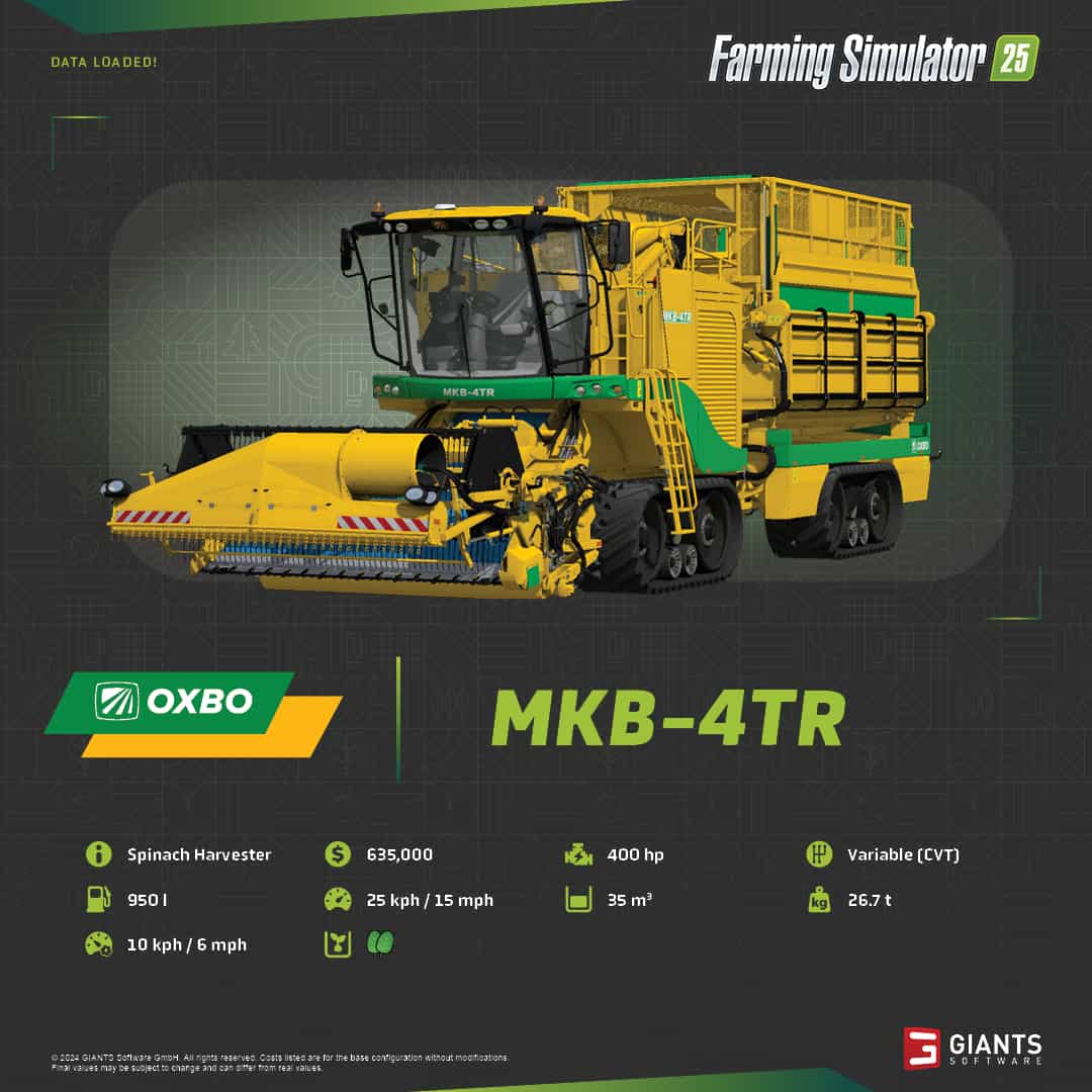 Oxbo MKB-4TR