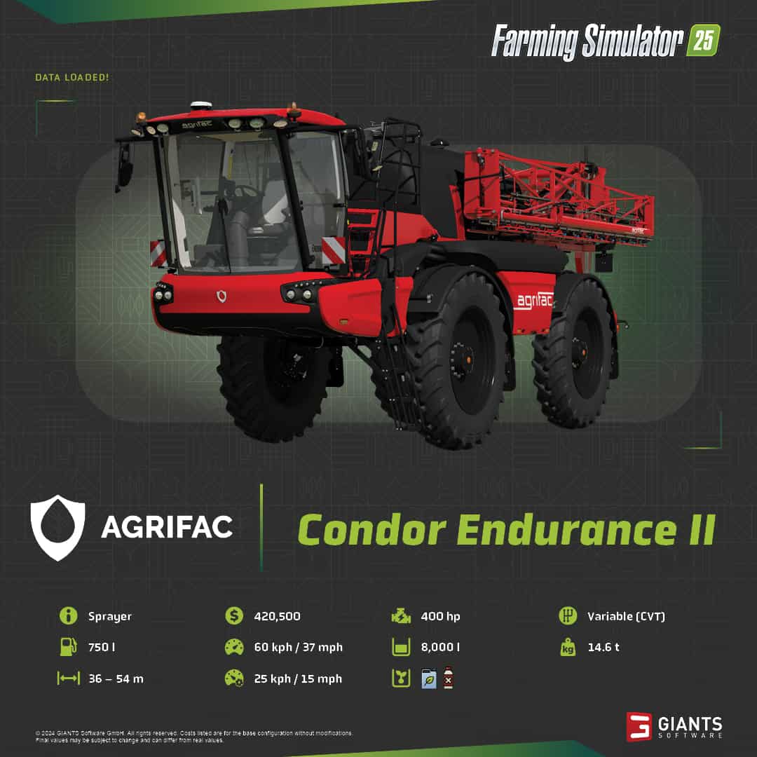 Agrifac Condor Endurance II