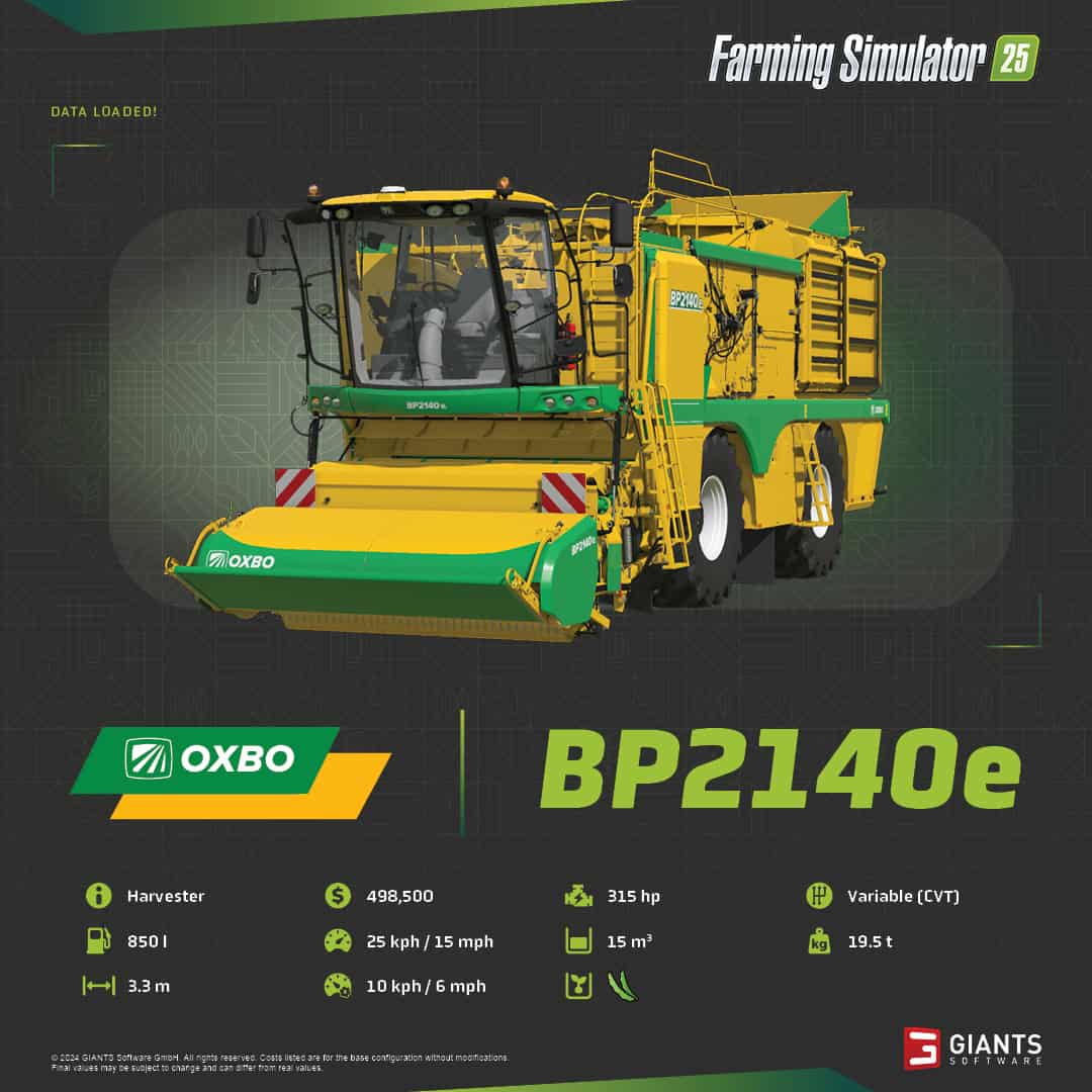 Oxbo BP2140e