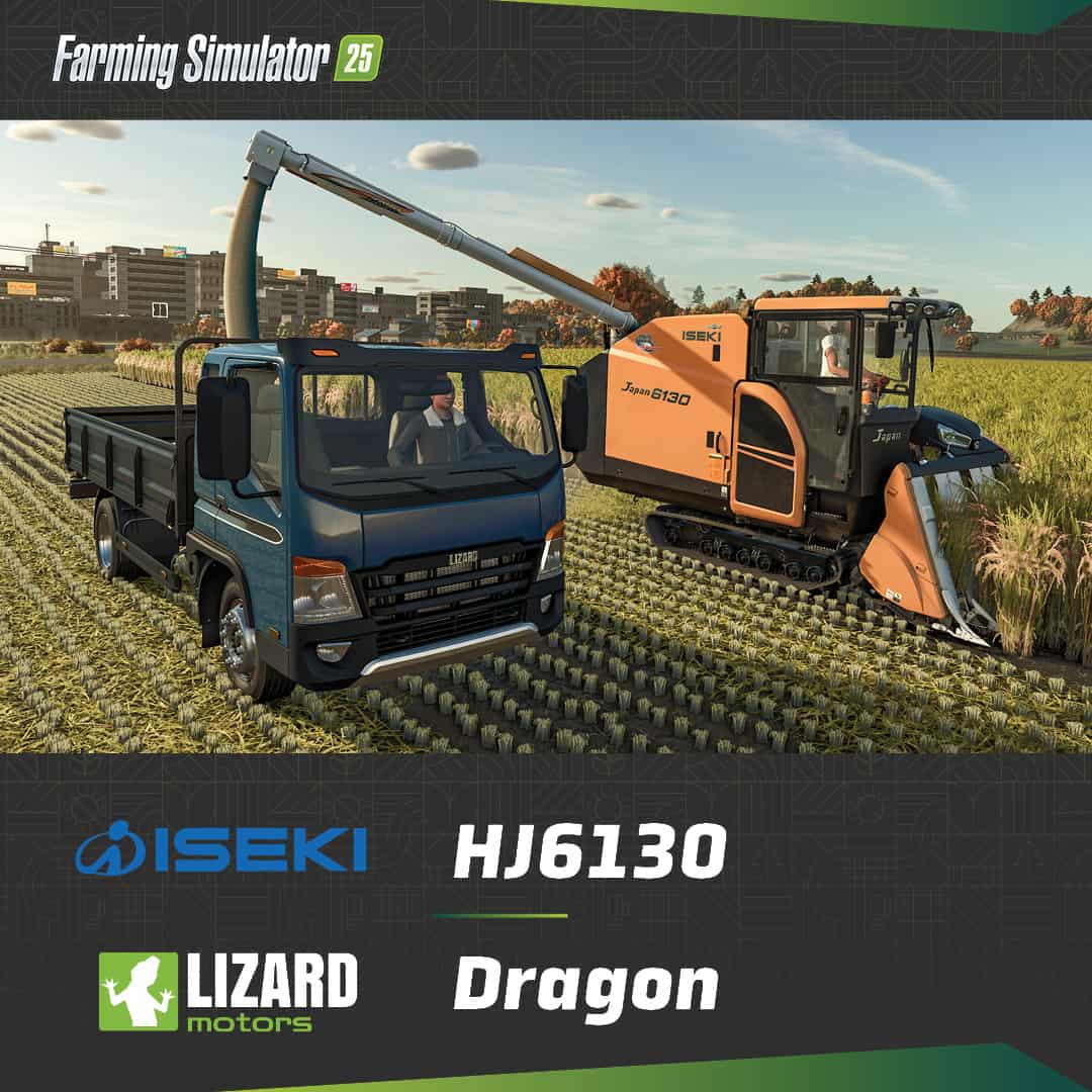 Iseki HJ6130 & Lizard Dragon