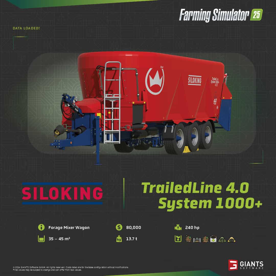 Siloking TrailedLine 4.0 System 1000+