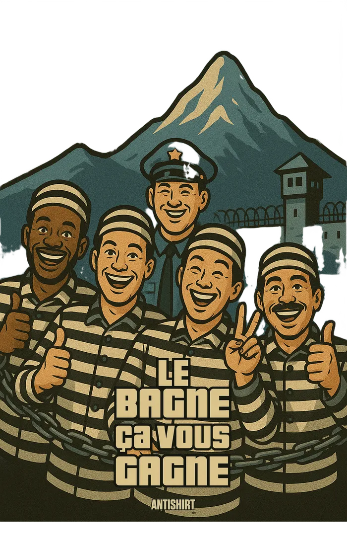 Le Bagne Ca Vous Gagne Slogan Happy Warden Jailhous Rock