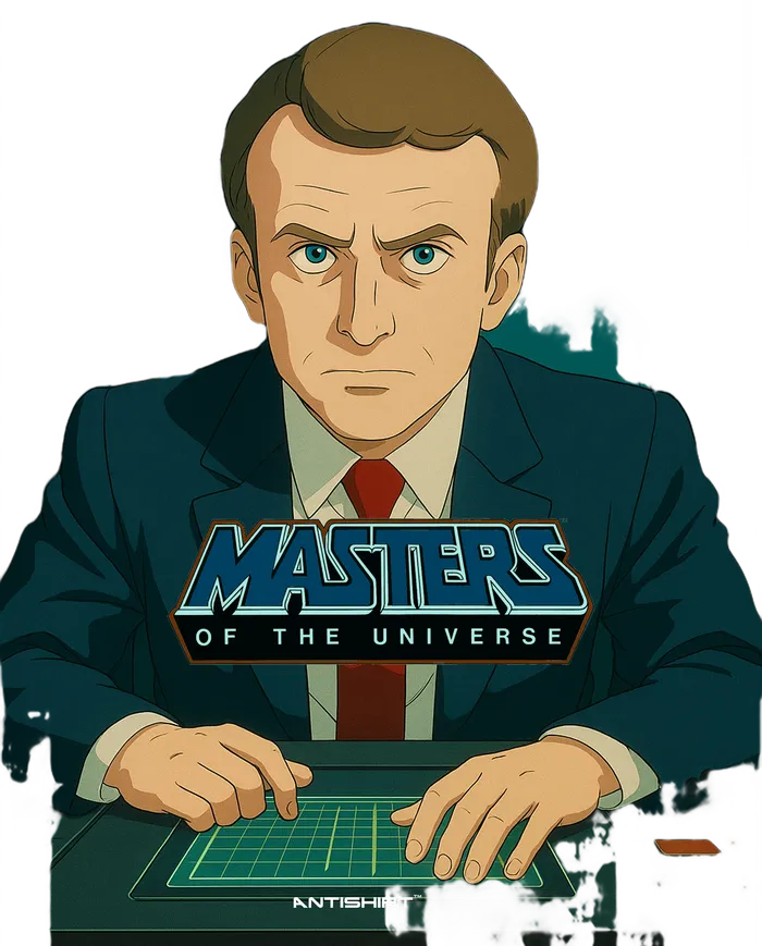 Macron Ghibli Masters Of The Universe Cartoon President