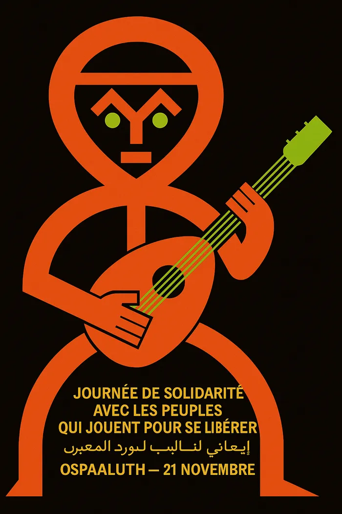 Affiche Culte Ospaa Lutte Anticonolial Peuples