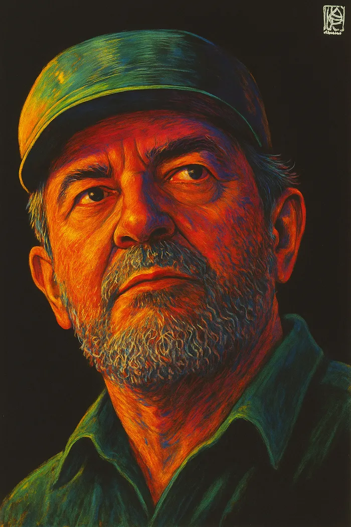 Affiche Culte Ospaa Melenchon Fidel Castro