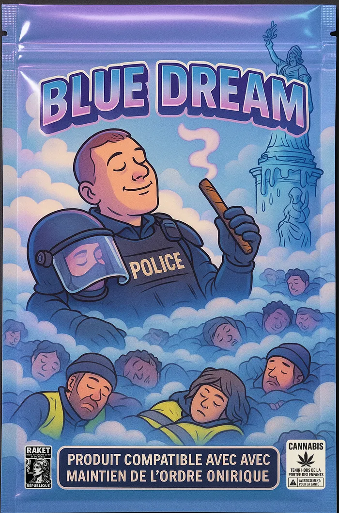 Weedbag Blue Dream Cop Smoke