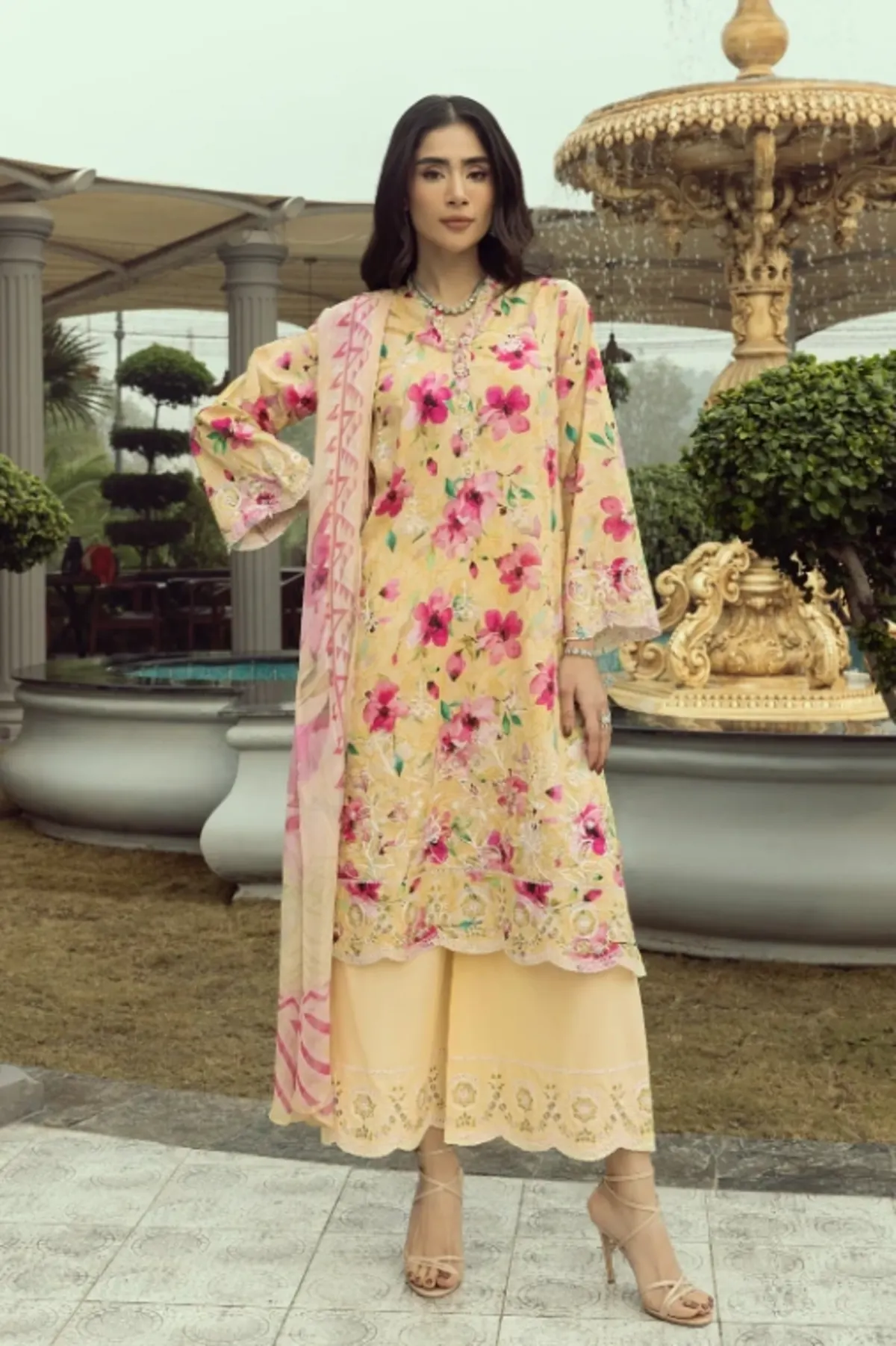 LAKHANY Spring Embroidered Collection