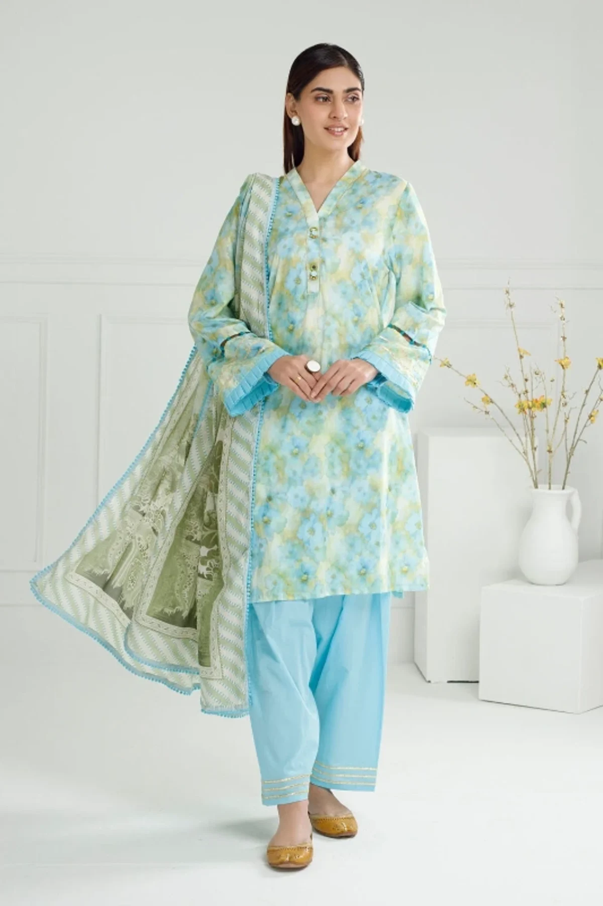 GUL AHMED Printed  Summer Lawn 15