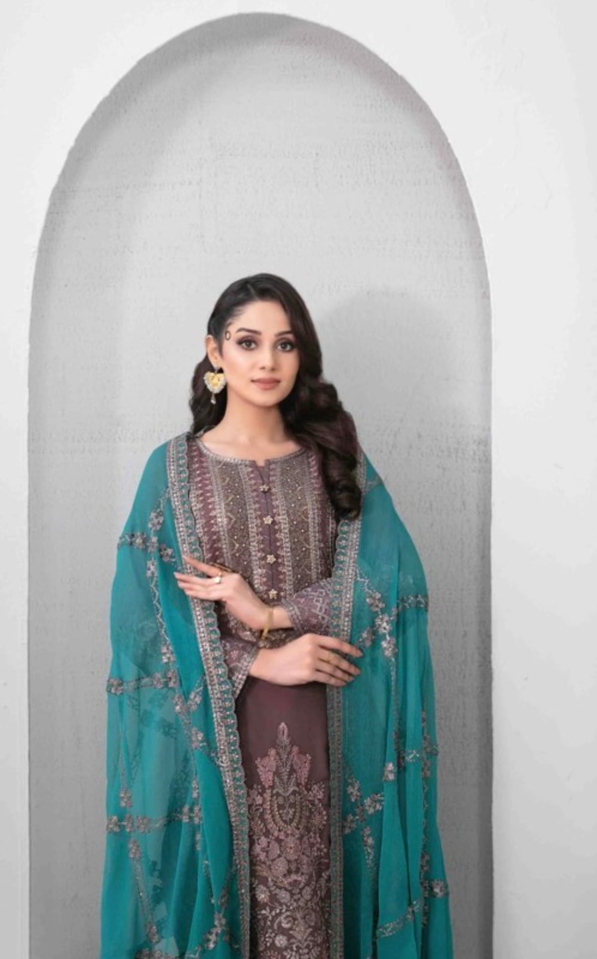 Tawakkal Afa Fancy Embroidered Unstitched Chiffon Suit 9