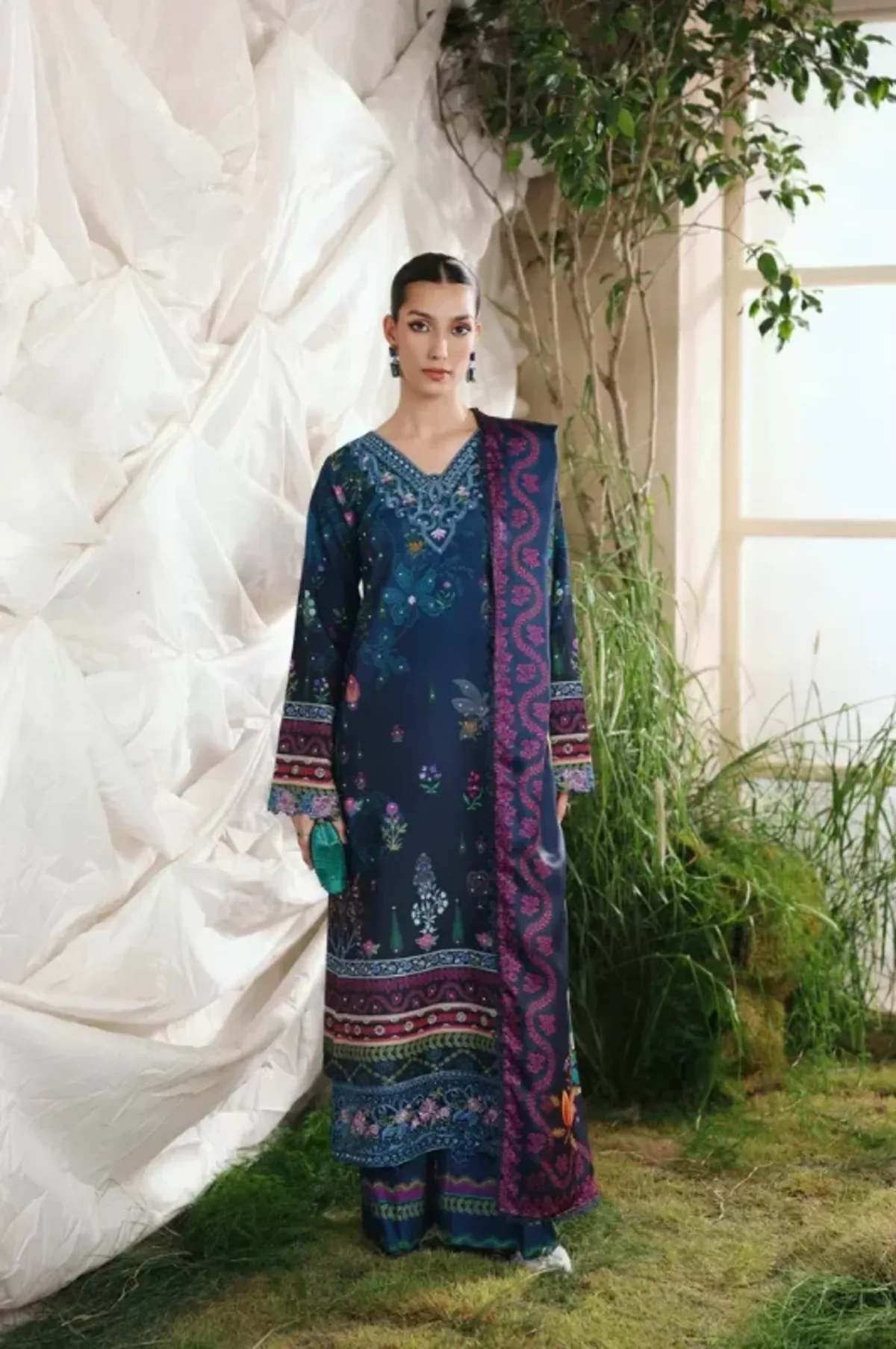 Rajbari Unstitched 3piece | Silah Silk Edit 3