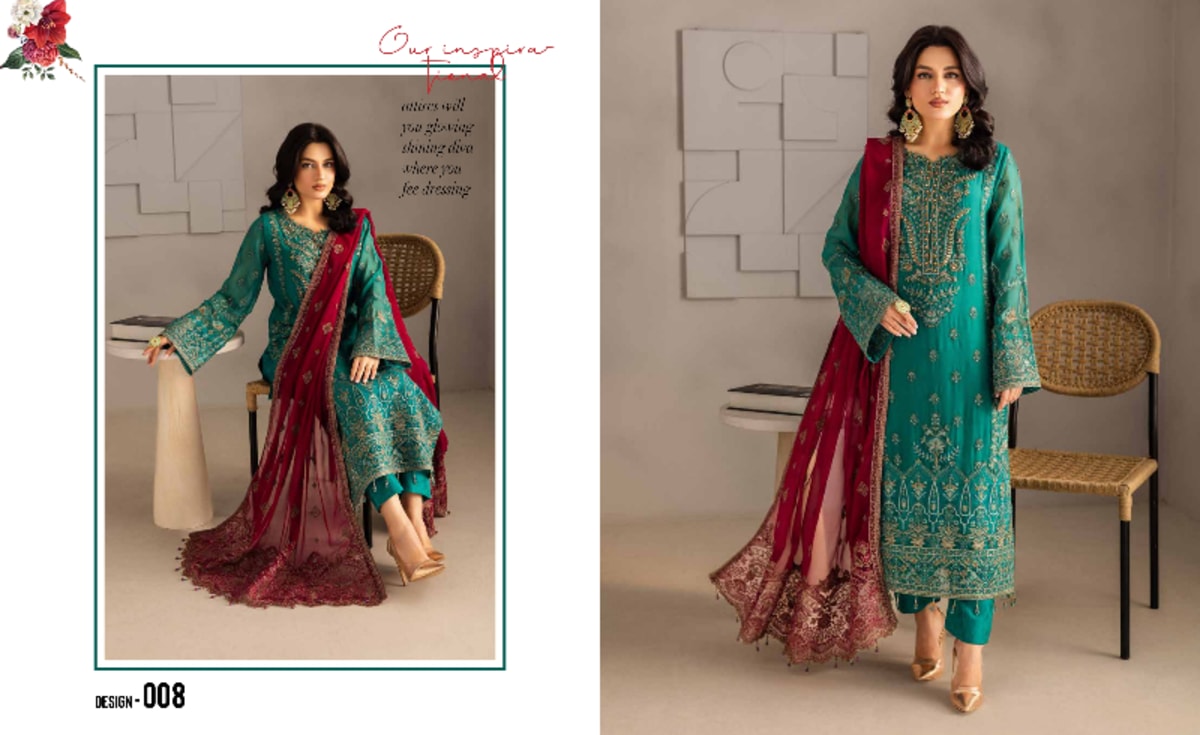 Afsana Chiffon Collection by Noor's 8