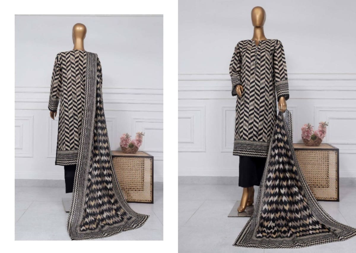 Sadabahar Printed Lawn M52 13