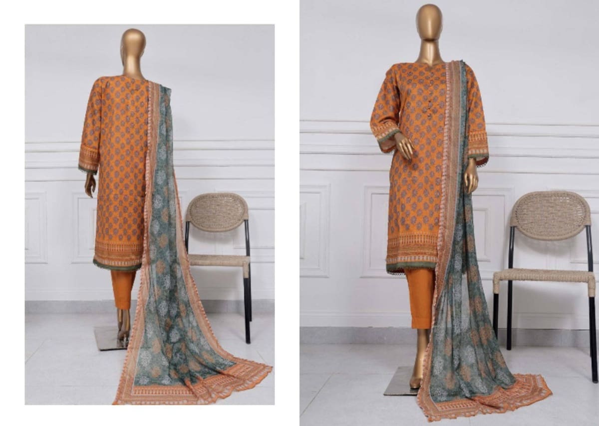 Sadabahar Printed Lawn M52 8