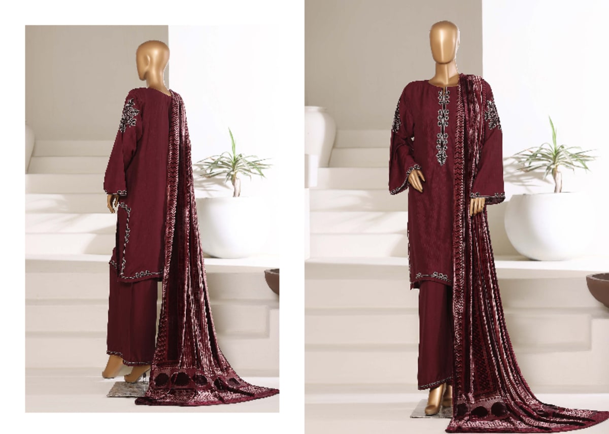 SADABAHAR LUXURY VISCOSE with Palachi Shawl 1