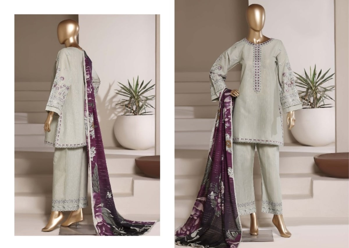 SADABAHAR -ECLAIR Embroidered 3pcs
