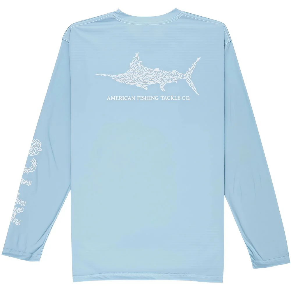 AFTCO Jersey Performance Jigfish Manga Larga M61108-SKY 