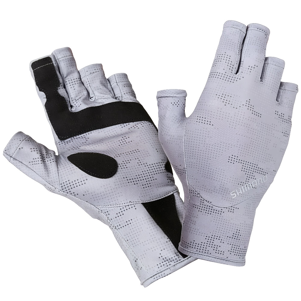 Shimano Guantes de Pesca L/XL Gris shmglovegre